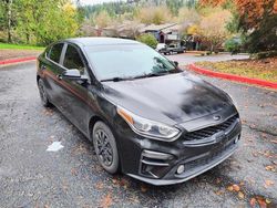 Salvage cars for sale from Copart Arlington, WA: 2019 KIA Forte FE