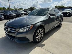 Mercedes-Benz c-Class salvage cars for sale: 2017 Mercedes-Benz C 300 4matic