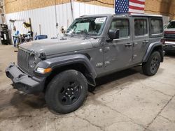 Jeep salvage cars for sale: 2018 Jeep Wrangler Unlimited Sport