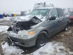 Honda Odyssey lx salvage cars for sale: 2002 Honda Odyssey LX