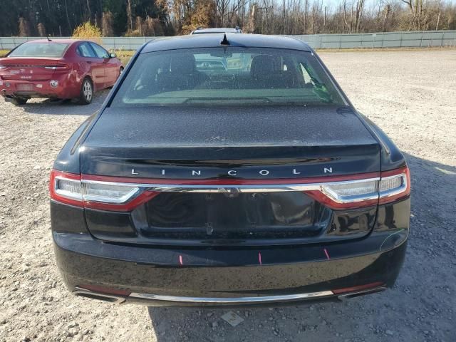 2018 Lincoln Continental Premiere