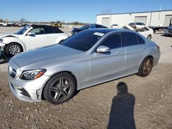 Mercedes-Benz c-Class salvage cars for sale: 2021 Mercedes-Benz C 300 4matic