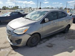 Mitsubishi Mirage salvage cars for sale: 2018 Mitsubishi Mirage G4 ES