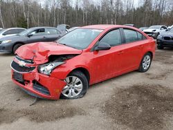 Chevrolet salvage cars for sale: 2014 Chevrolet Cruze LS