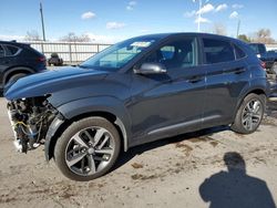 Hyundai Kona salvage cars for sale: 2021 Hyundai Kona Ultimate