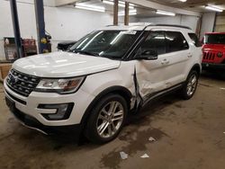 Ford Explorer salvage cars for sale: 2016 Ford Explorer XLT