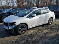 Honda Civic salvage cars for sale: 2013 Honda Civic EXL