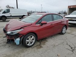 Chevrolet salvage cars for sale: 2017 Chevrolet Cruze LT