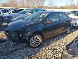 Toyota Corolla salvage cars for sale: 2019 Toyota Corolla L