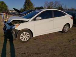 Hyundai Accent salvage cars for sale: 2017 Hyundai Accent SE