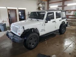 Jeep Wrangler Unlimited Sport salvage cars for sale: 2013 Jeep Wrangler Unlimited Sport