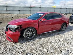 Acura tlx salvage cars for sale: 2018 Acura TLX Tech