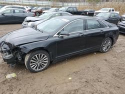 Lincoln mkz salvage cars for sale: 2017 Lincoln MKZ Select