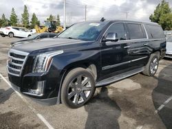 Cadillac Escalade salvage cars for sale: 2018 Cadillac Escalade ESV Luxury