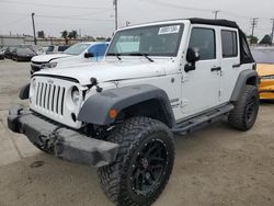 Jeep Wrangler salvage cars for sale: 2017 Jeep Wrangler Unlimited Sport