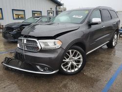 Dodge salvage cars for sale: 2015 Dodge Durango Citadel