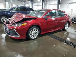 Toyota Camry salvage cars for sale: 2021 Toyota Camry LE