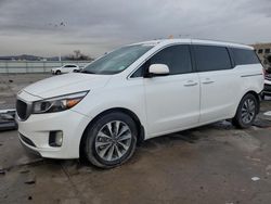 KIA Sedona ex salvage cars for sale: 2015 KIA Sedona EX