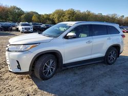 Toyota Highlander salvage cars for sale: 2019 Toyota Highlander SE