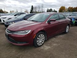 Chrysler 200 salvage cars for sale: 2015 Chrysler 200 LX