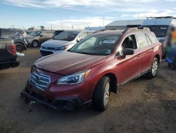 Subaru salvage cars for sale: 2017 Subaru Outback 2.5I