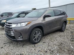 Toyota Highlander salvage cars for sale: 2019 Toyota Highlander SE