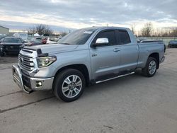 Toyota Tundra salvage cars for sale: 2020 Toyota Tundra Double Cab Limited