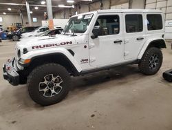 Jeep Wrangler salvage cars for sale: 2021 Jeep Wrangler Unlimited Rubicon