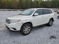 Toyota Highlander salvage cars for sale: 2012 Toyota Highlander Base