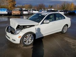 Mercedes-Benz c-Class salvage cars for sale: 2009 Mercedes-Benz C300