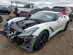 Chevrolet Corvette salvage cars for sale: 2016 Chevrolet Corvette Stingray 1LT