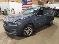 Jeep salvage cars for sale: 2020 Jeep Cherokee Latitude Plus