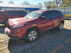 Jeep salvage cars for sale: 2014 Jeep Cherokee Sport