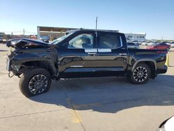 Toyota Tundra salvage cars for sale: 2022 Toyota Tundra Crewmax Limited