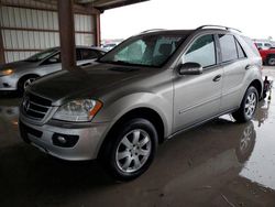 Mercedes-Benz m-Class salvage cars for sale: 2007 Mercedes-Benz ML 320 CDI