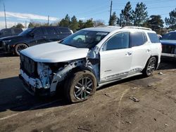 GMC salvage cars for sale: 2017 GMC Acadia SLT-1