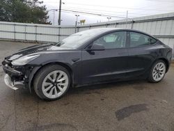 Tesla Model 3 salvage cars for sale: 2022 Tesla Model 3