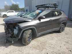 Jeep Compass salvage cars for sale: 2020 Jeep Compass Trailhawk