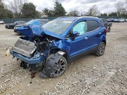 Salvage cars for sale from Copart Madisonville, TN: 2021 Ford Ecosport Titanium