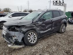 Ford Escape salvage cars for sale: 2018 Ford Escape Titanium