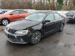 Volkswagen Jetta salvage cars for sale: 2016 Volkswagen Jetta Sport