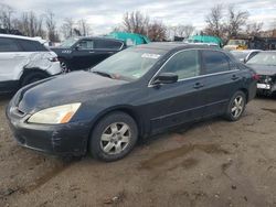 Honda Accord salvage cars for sale: 2005 Honda Accord EX