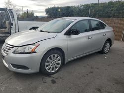 Nissan Sentra salvage cars for sale: 2015 Nissan Sentra S