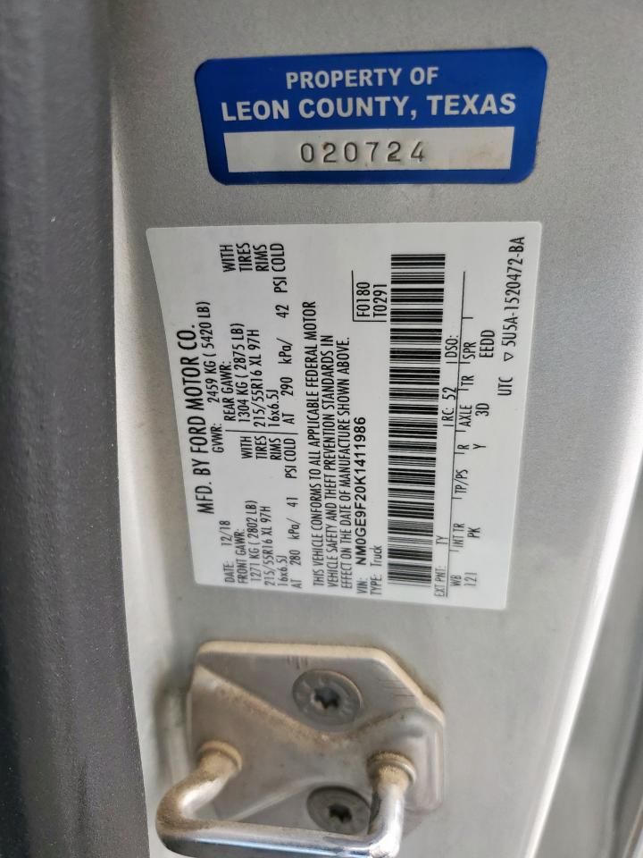 2019 Ford Transit Connect xlt