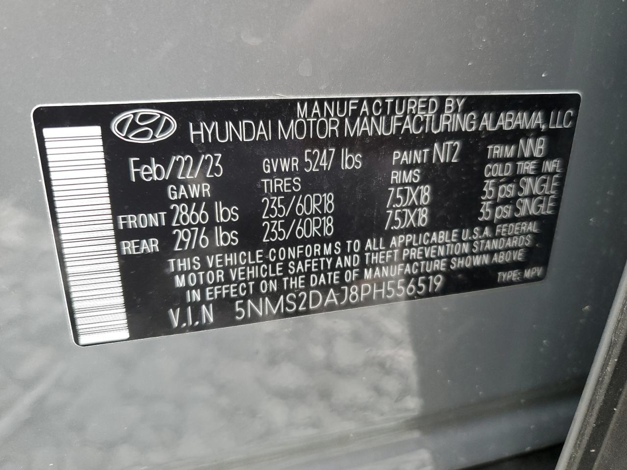 2023 Hyundai Santa fe sel