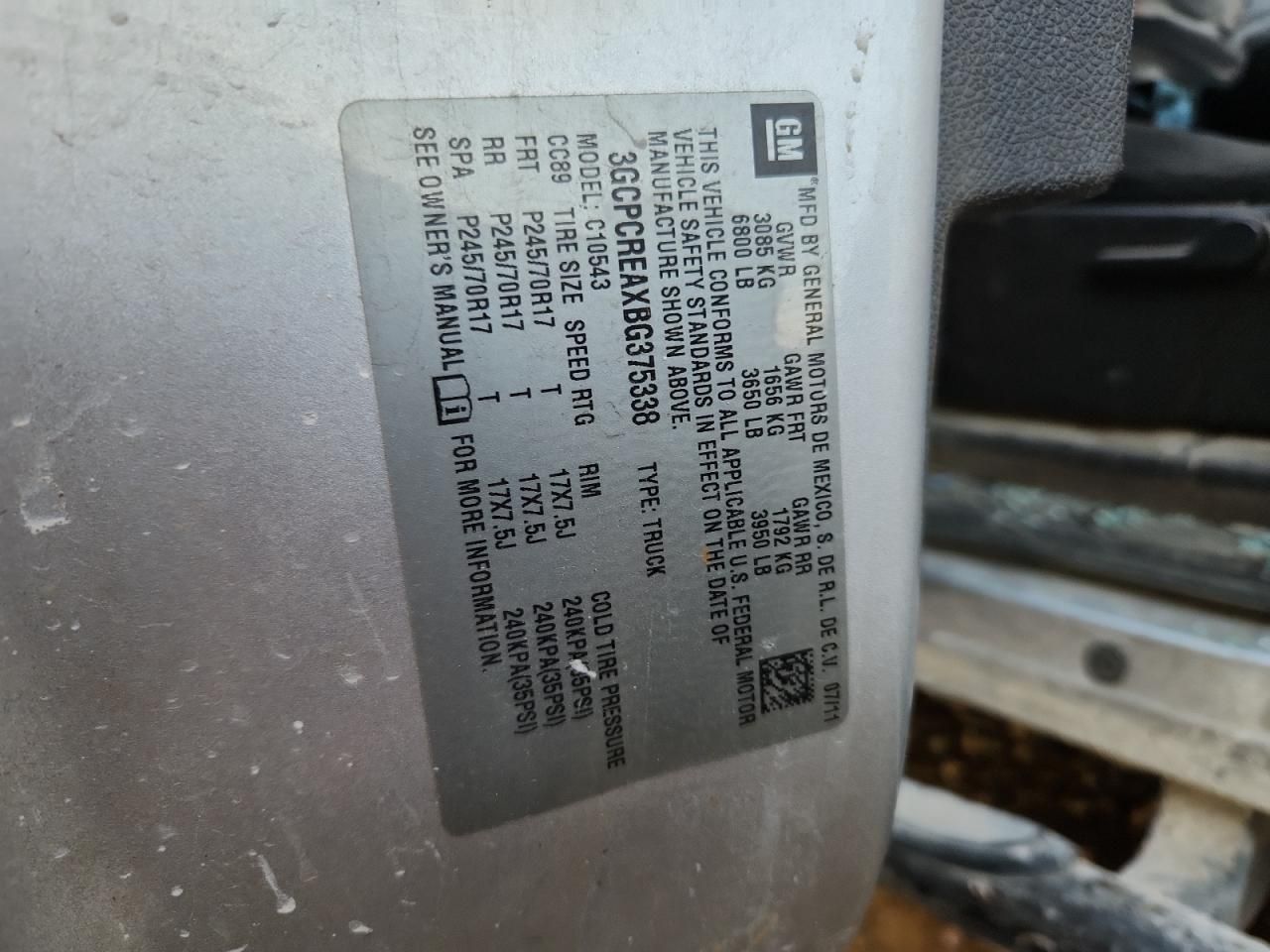 2011 Chevrolet Silverado C1500 LS