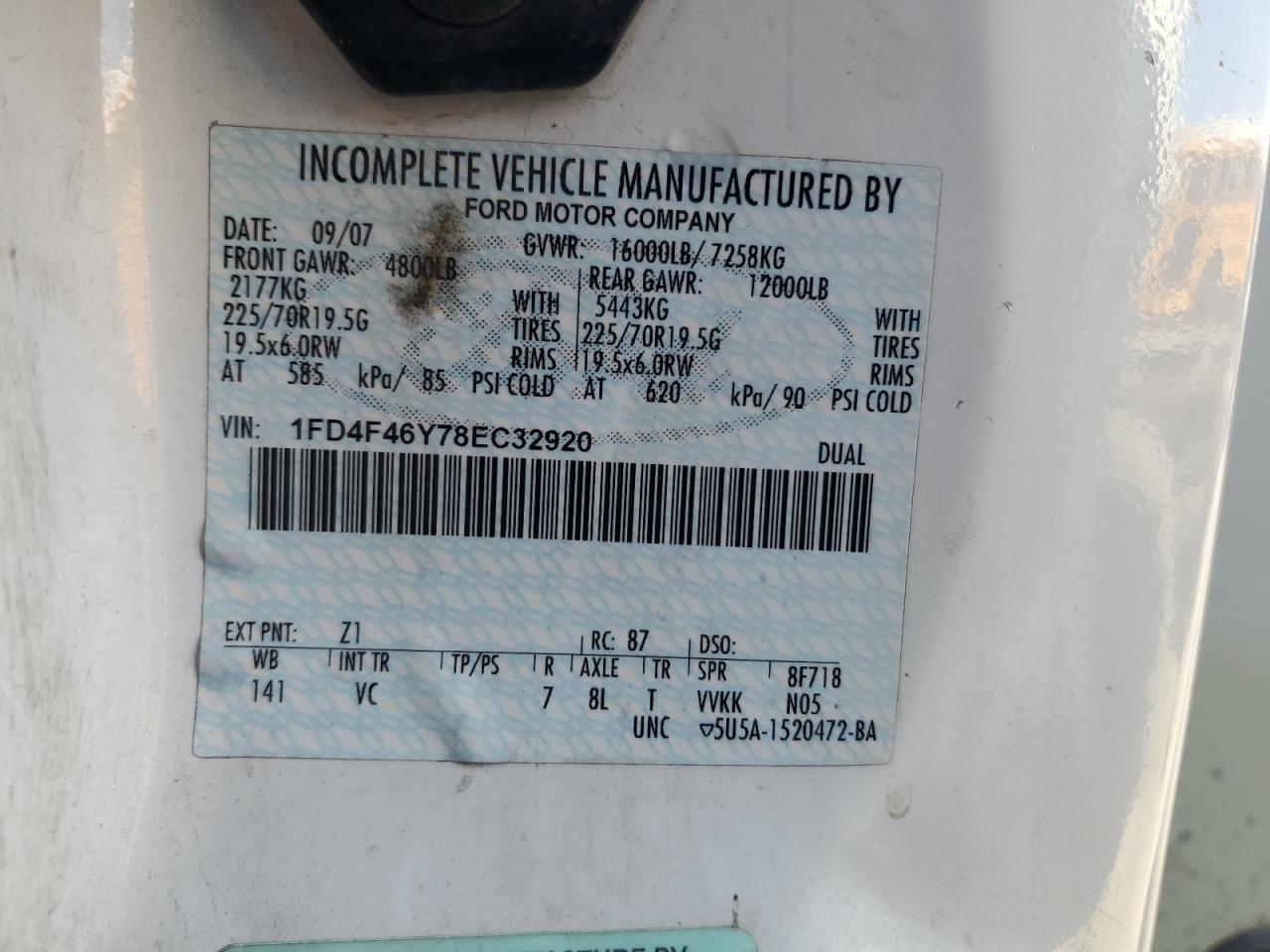 2008 Ford F450 Utility / Service Truck