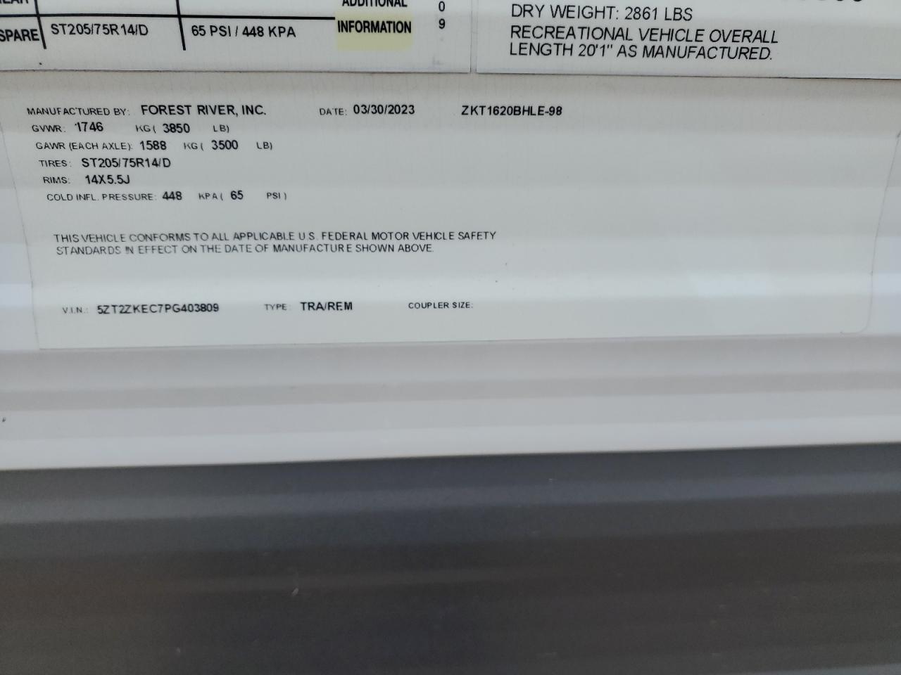 2023 Foresriver 2023 Forest River Ozark Camper