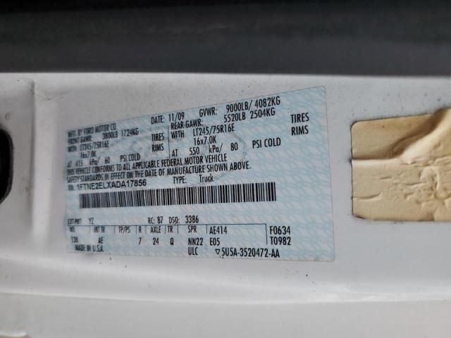 2010 Ford E250 Utility / Service van