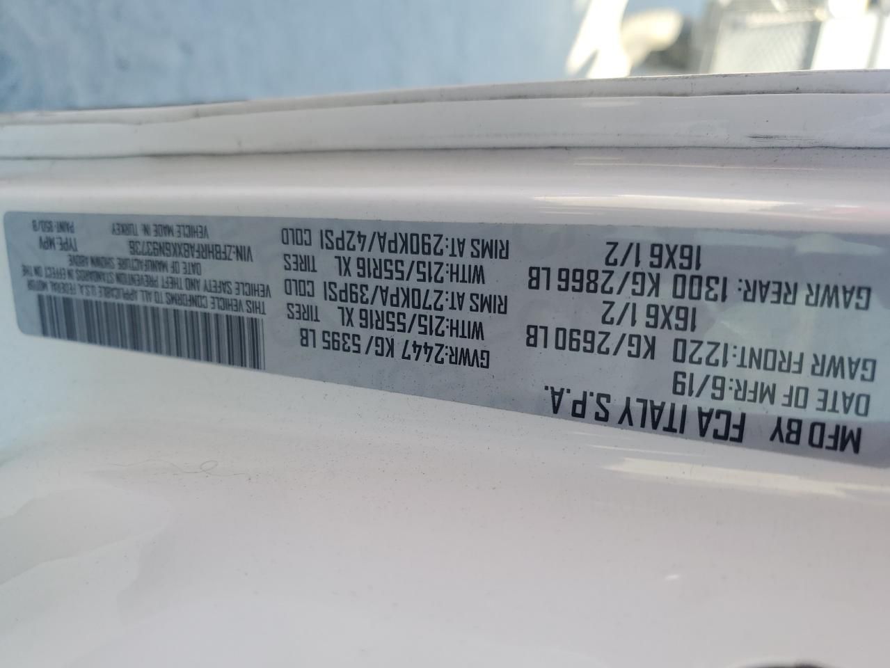 2019 Dodge Ram Promaster City